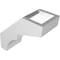 Ekena Millwork 3-in. W x 6-in. D x 6-in. H Monterey Architectural Grade PVC Knee Brace BRCP03X06X06MON - alternate 6